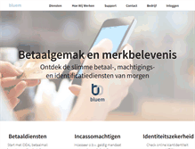 Tablet Screenshot of bluem.nl